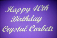 Crystal 40th Birthday party